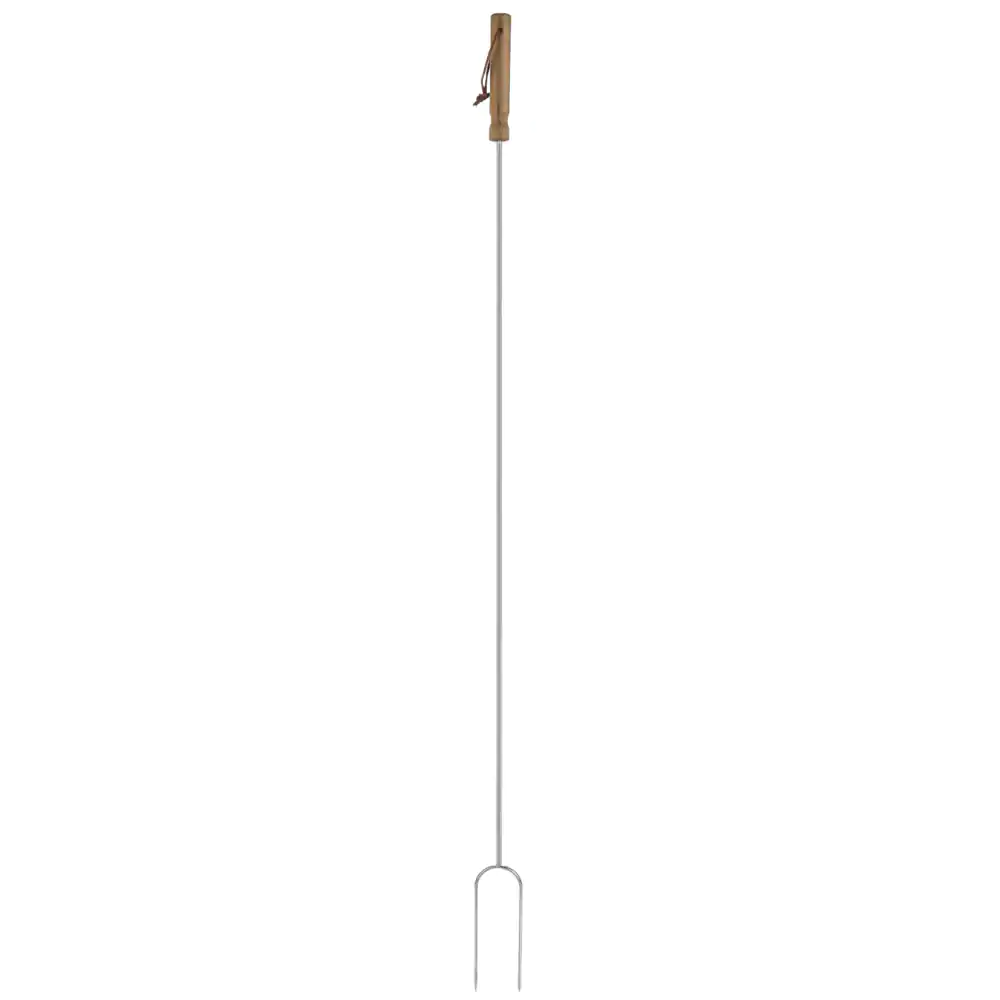 Outbound Camp Fork with Wood Handle, 41-in